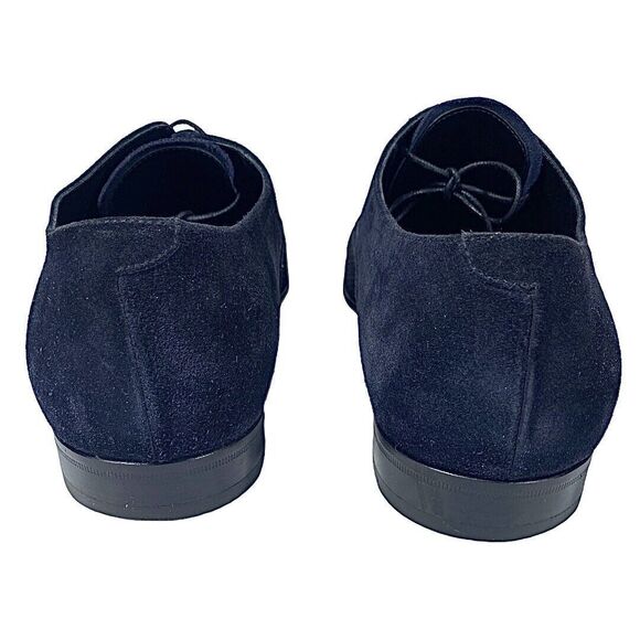Giorgio Armani Blue Suede Cap Toe Oxfords Men’s 10 EU 43 Made in Italy - Picture 11 of 13